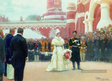 discours de sa majesté impériale le 18 mai 1896 1897 Ilya Repin Peinture à l'huile